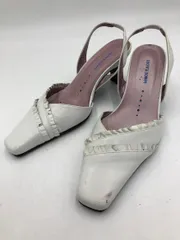 MODE KAORI モードカオリ 日本製 フリル オープンバック パンプス size23.5/白 ■■ レディースのサムネイル