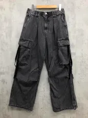 MONO-MART モノマート PT1221 カーゴ デニムパンツ sizeS/黒 ■■ メンズのサムネイル