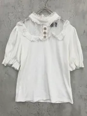 ROJITA ロジータ 1222504 デコルテレーステレコトップス カットソー sizeF/白 ■◆ レディースのサムネイル