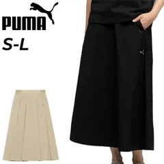 プーマ ロングスカート レディース PUMA ESS エレベテッド ウーブンスカート フレアースカート ロング丈 はっ水 UV(UPF40)  ボトムス ウェア スポーティ ワンポイント 無地 スポーツ   レディースウエア /693755のサムネイル