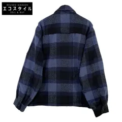 WIND AND SEA　ウィンダンシ―　WDS-O-CLCS-25-Q3-JK-01 ブルー Shaggy Plaid Shirt Jacket　XLのサムネイル