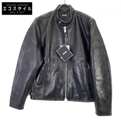 schott　ショット　ブラック 3111052 シープレザー 70'S シングル ライダースジャケット　Lのサムネイル