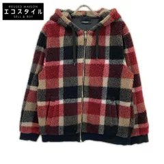 BLACK LABEL CRESTBRIDGE　ブラックレーベルクレストブリッジ　51P30-639-17 ブラック×レッド×ベージュ CBチェック ボアジャケット　LLのサムネイル