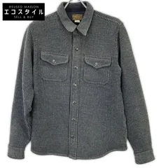RRL　ダブルアールエル　782929520001 グレー ストライプ ビーチクロスシャツジャケット　XSのサムネイル
