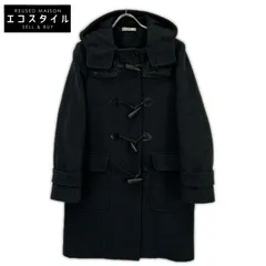 CELINE　セリーヌ　フィービー期 28G944154 チャコールグレー ウール×ラムスキン フーデッドダッフルコート　34のサムネイル