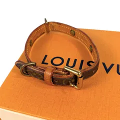ルイヴィトン　LOUIS VUITTON モノグラムレザー　首輪　リード　犬　猫　ペット用品のサムネイル