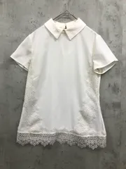 TED BAKER LONDON テッドベイカー レース 半袖 シャツ size0/オフホワイト ■◆ レディースのサムネイル