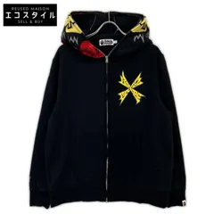 A BATHING APE　アベイシングエイプ　BAPEMAN-X FULL ZIP HOODIE　XLのサムネイル