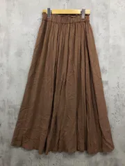 Khaju カージュ シップス とろみ ふんわり ロング スカート ベージュ ■■ レディースのサムネイル