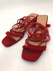 JILLSTUART ジルスチュアート ローヒール レースアップ サンダル size23.0/赤 ■◆ レディースのサムネイル