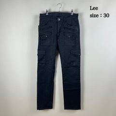 Lee BLK coating BRAVE RIDERS Zip Bush Cargo w30 08869 リーライダース マルチポケット カーゴパンツ コーティング 光沢 レア