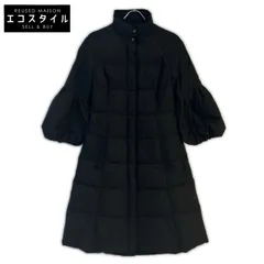 FOXEY NEW YORK　フォクシーニューヨーク　35316 ブラック ベルスリーブダウンコート　38のサムネイル