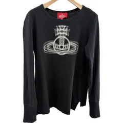 ヴィヴィアンウエストウッド Vivienne Westwood 長袖 ロングスリーブ 刺?ロゴ Tシャツ 5006M 17-13-321008 ブラック 02サイズ レディース 【中古】 【ブランド買取販売トリヴァンドラム】 260718のサムネイル