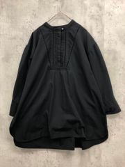 メゾンマーベリックプレゼンツ レイヤードシャツ ブラック 七分袖 