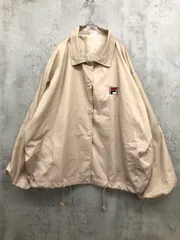 FILA フィラ FL3541 袖ボリュームビッグシルエットコーチ ジャケット sizeF/ベージュ ■■ レディースのサムネイル