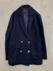 UNTITLED アンタイトル fairyshade ダブルボタンブレスト ジャケット size1 /濃紺 ■■ レディースのサムネイル