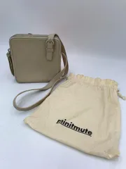 minitmute ミニットミュート スクエア ミニ レザー ショルダー バッグ ベージュ ■■ レディースのサムネイル