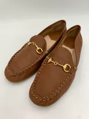 Fin フィン やわらか 天然皮革 フラット ローファー フラット パンプス size24/ブラウン ■■ レディースのサムネイル