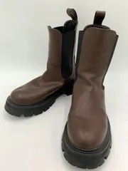 SHIPS any シップスエニィ トラックソール サイドゴア ブーツ size37/ブラウン ■■ レディースのサムネイル