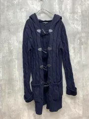 23区 ニジュウサンク ニット ダッフル コート size38/紺 ■■ レディースのサムネイル