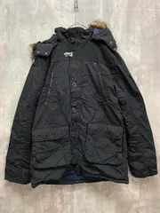未使用品 HILFIGER DENIM トミーヒルフィガー 1957836173 ニクソン ファーフード マウンテンパーカー ジャケット sizeXL/黒 ■■◎メンズのサムネイル