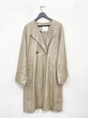 SHIPS シップス 麻 コットン puaranciel ロング コート sizeF/ベージュ  ■■レディースのサムネイル