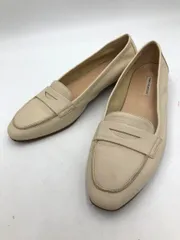 FABIO RUSCONI ファビオルスコーニ ローファー レザー シューズ size38/アイボリー ■■◎レディースのサムネイル