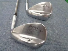 アキラ AKIRA PROTO TYPE H-852Ⅱ(52度) 	PROTO TYPE H-856Ⅱ(56度) Steel Fiber i95cwシャフト S　 (52.56)2本セット 中古ウェッジ 600225のサムネイル