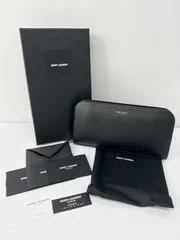 【中古品】 SAINT LAURENT PARIS サンローランパリ ROUND FASTENER LONG WALLET 328558 ラウンドファスナー ロングウォレット 長財布 【181-260727-kk-07-hon】のサムネイル
