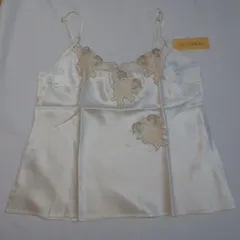 新品タグ付き  リズシャメル　 シルク混スリップ  42　B86～94　裾スリット入りのサムネイル