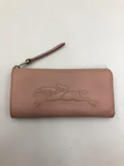 LONGCHAMP ロンシャン L字ファスナー 長 財布 薄ピンク ■■ レディースのサムネイル