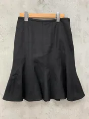 ARMANI COLLEZIONI アルマーニコレツィオーニ イタリア製 ひざ丈 マーメイド スカート size38/黒 ■■ レディースのサムネイル