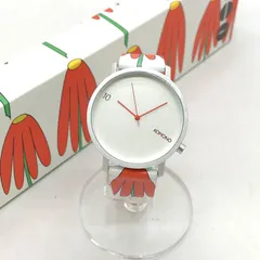 KOMONO 腕時計 美品 KOM-W1024 クオーツ アナログ ウォッチ 時計 北欧 花柄 カジュアル シンプル 箱付き メンズ  コモノ 服飾小物 B10596◆のサムネイル