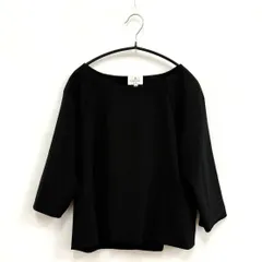 LANVIN ランバン　ブラックプルオーバー カットソー【NK052】のサムネイル
