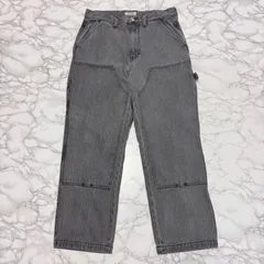 トレンド【relume journal standard レリューム ジャーナルスタンダード  【商品名】wabash double knee painter jeans/ストライプ ダブルニー ペインター デニム パンツのサムネイル