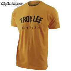 Troy Lee Designs トロイリーデザインズ TDA038 BOLT SHORT SLEEVE TEE カラー:MUSTARD サイズ:XLのサムネイル
