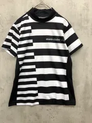 marie claire マリクレール モックネック ボーダー柄 Tシャツ sizeS/白/黒 ■◆ レディースのサムネイル