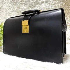 【美品】SOMES SADDLE ソメスサドル  EX　エグゼクティブ ダレスバッグ　ブリーフケース 大容量　ブラック　黒のサムネイル