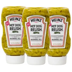 ハインツ HEINZ ホットドッグレリッシュ 400g 3本セットのサムネイル