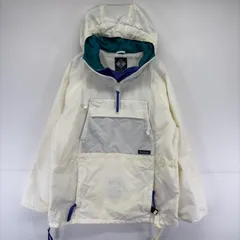古着 90's/90年代 コロンビア Columbia ジャケット ナイロン プルオーバー パーカー ハーフジップ アノラック L  ホワイト レディースのサムネイル