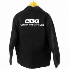 コムデギャルソン COMME des GARCONS CDG Ｍ Le Laboureur Work Jacket ワークジャケット AD2019 SZ-J010 カバーオール ブラック 黒 ロゴ プリント コットンのサムネイル