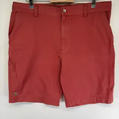 古着 ラコステ LACOSTE パンツ チノパン ハーフパンツ ジッパーフライ ショート 大きいサイズ ワンポイントロゴ 50  ピンク系 メンズのサムネイル