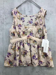 新品 JILLSTUART ジルスチュアート 092-110153 総柄 タンクトップ sizeS/ベージュ ■◆ レディースのサムネイル