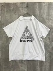 美品 le coq sportif ルコックスポルティフ qgwlja02w ロゴプリント シャツ 白 ■■ レディースのサムネイル