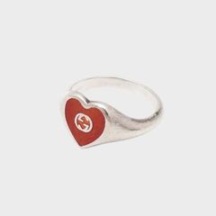 GUCCI インターロッキングG ハート付き リング(10号) - メルカリ