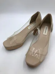 LAGUNAMOON ラグナムーン クリア オープントゥ パンプス ベージュ ■◆ レディースのサムネイル