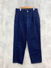 美品 JUNRED ジュンレッド タック テーパード デニムパンツ sizeS/紺 ■■ メンズのサムネイル