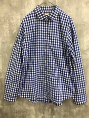 relacher ルラシェ ブロックチェック ブロックチェック シャツ sizeF/青×白 ■■レディースのサムネイル