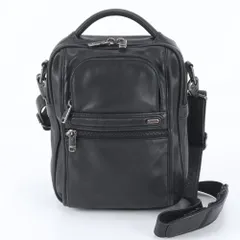美品 TUMI トゥミ レザー 2WAY ショルダーバッグ 斜め掛け メッセンジャー 通勤 本革 ブラック 黒 紳士 メンズ WWM EK39-4【中古】のサムネイル