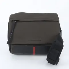 美品 プラダ レザー ナイロン ショルダーバッグ 斜め掛け メッセンジャー ビジネス 通勤 メンズ WNM EL19-9【中古】のサムネイル